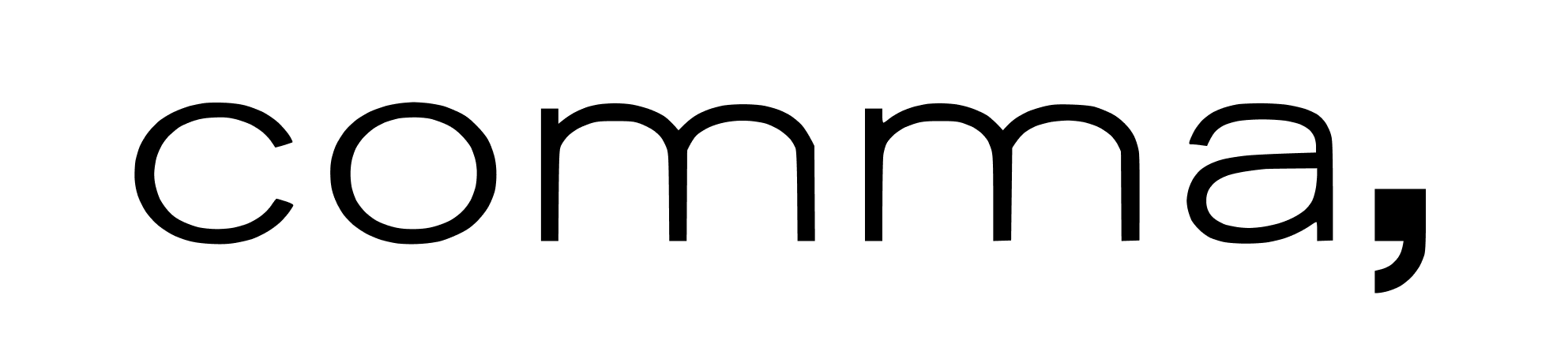 Logo značky comma